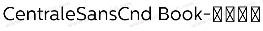 CentraleSansCnd Book字体转换